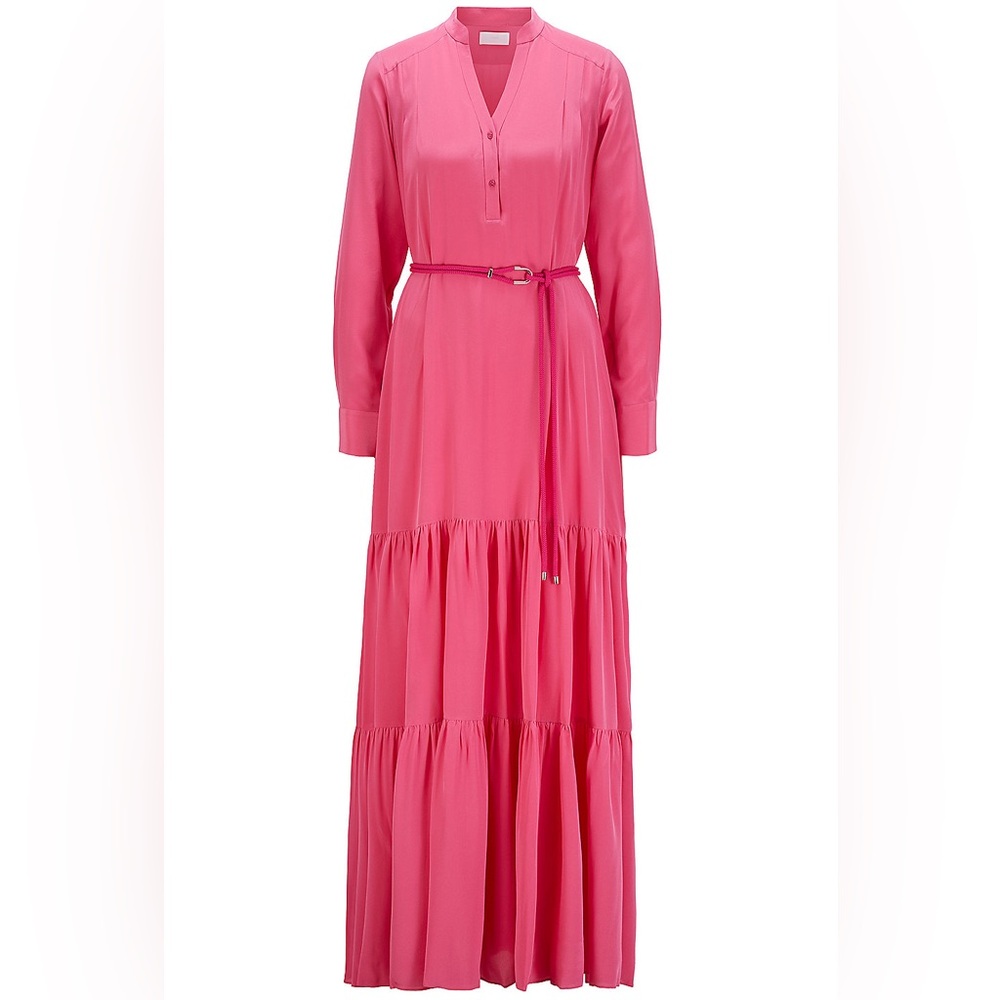 Hugo Boss Pink Maxi Dress
